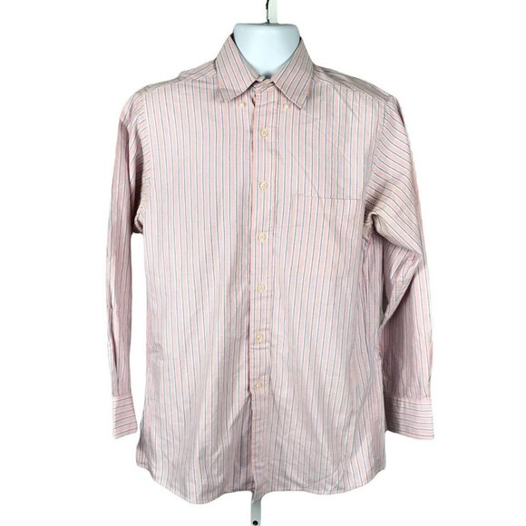 IZOD Men's Button Down Dress Shirt ~ Sz 15 32/33 M - Picture 1 of 4